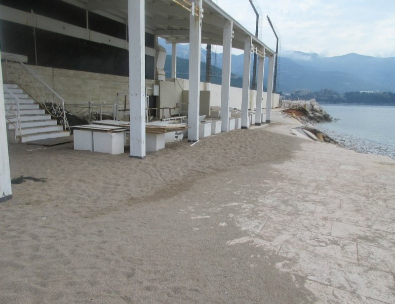 Radovi na uređenju plaže 