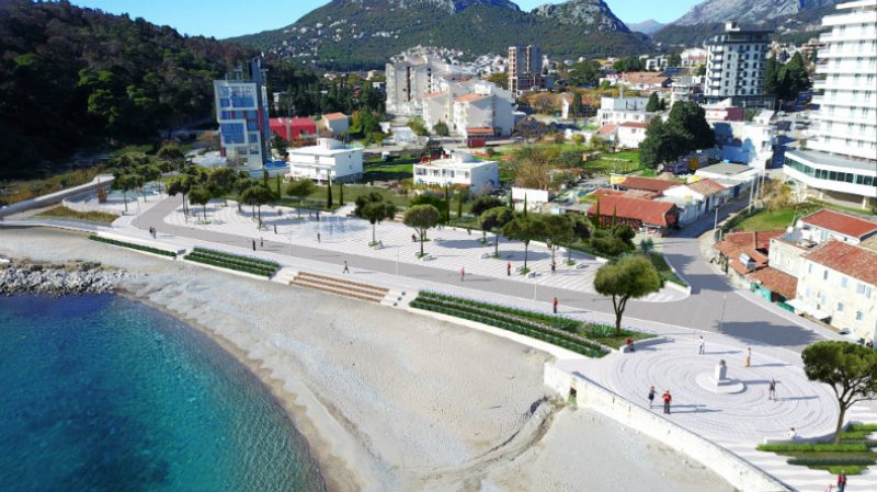 PREZENTACIJA RADNE VERZIJE IDEJNOG RJEŠENJA REKONSTRUKCIJE OBALNE ZONE, IZGRADNJE SAOBRAĆAJNICE, TRGA I ŠETALIŠTA U SUTOMORU